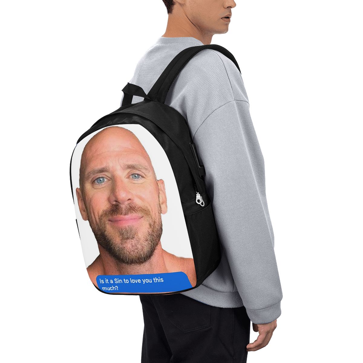 Women'S Bag - Рюкзак Johnny Sins Flirty Text Bubble,