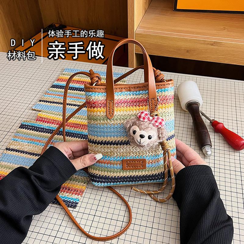 Women'S Retro Bags - Набор для начинающих: Вязаная сумка своими