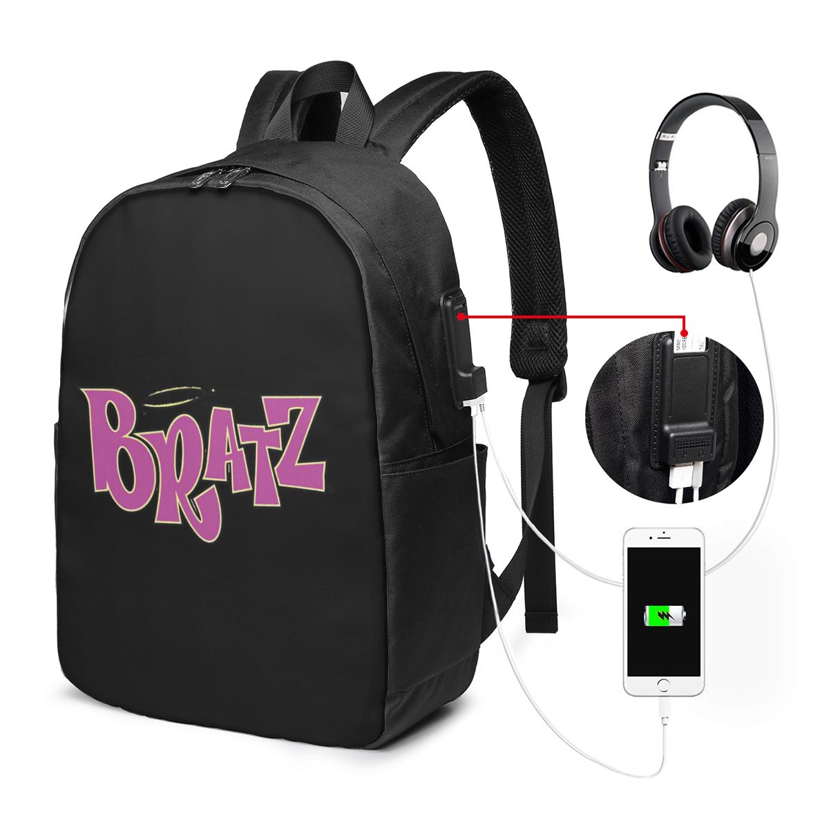 Women Bags Logo - Рюкзак с логотипом Bratz, дорожная сумка