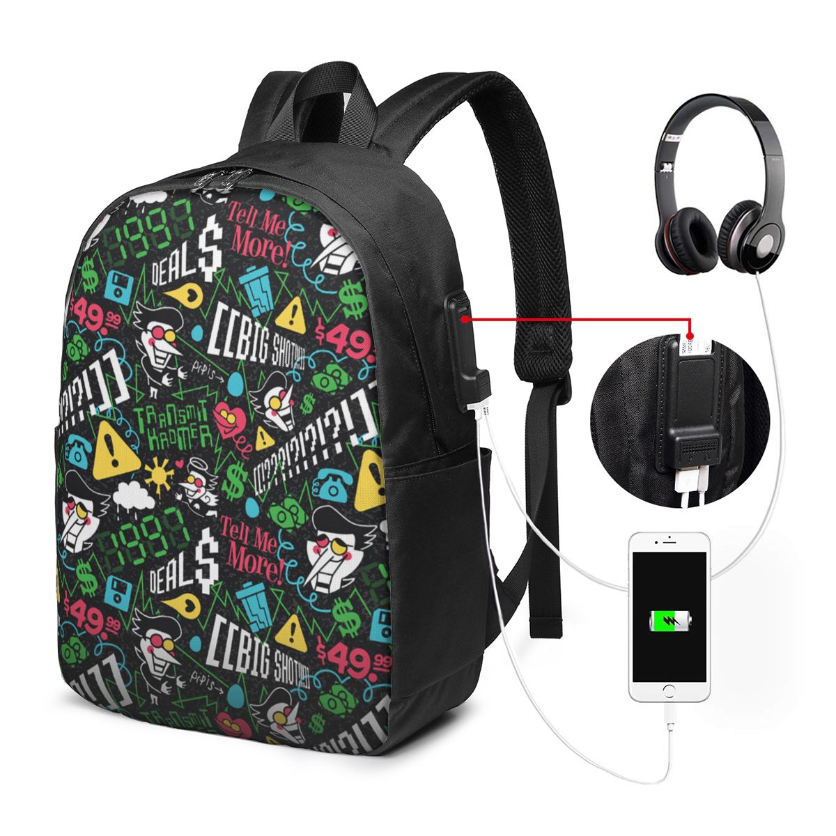 Рюкзак Deltarune SPAMTON G, до – обзор и цена Women'S Bag