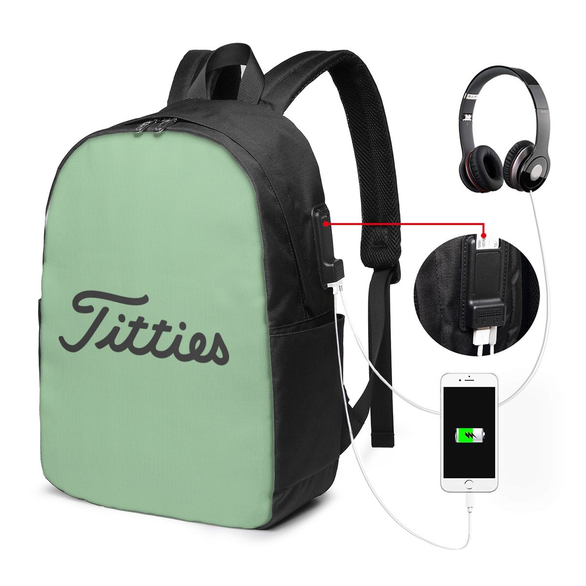 Рюкзак Titties Golf Ball для п – обзор и цена Women'S Bag